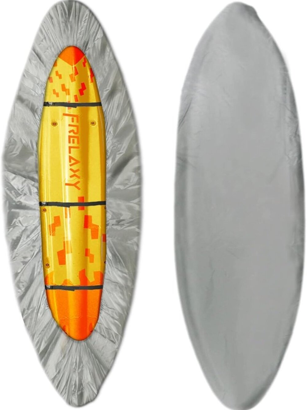 Heavy Duty Waterproof Kayak Cover, UV Resistant Canoe Storage, 9.8-13.5ft